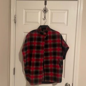 Eddie Bauer Plaid Shawl